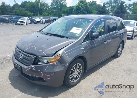 2013 Honda Odyssey Ex-L from USA, damaged, VIN 5FNRL5H68DB072933
